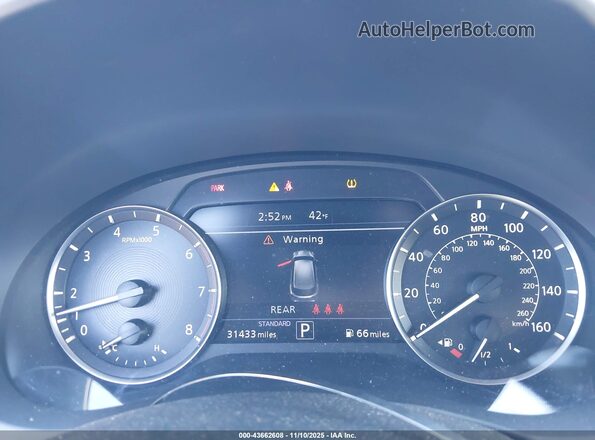 3PCAJ5BAXMF105477 2021 INFINITI QX50 Серый Вид задних сидений