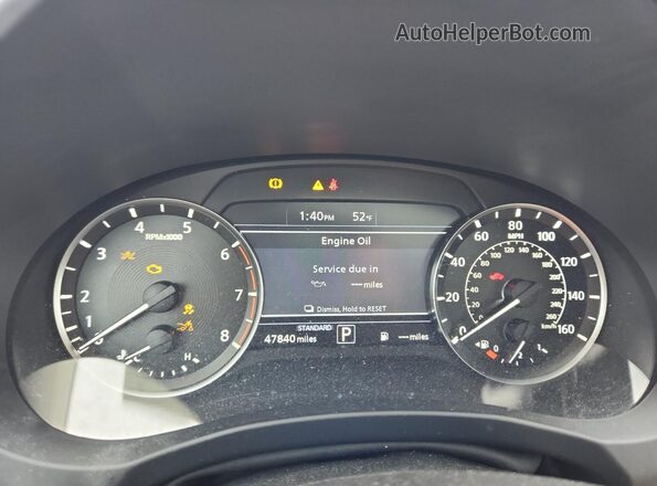 3PCAJ5BB1MF124461 2021 INFINITI QX50 White Instrument cluster view