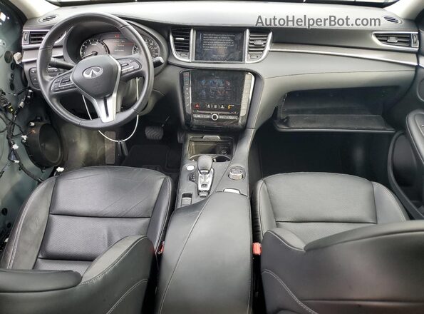3PCAJ5BB1NF120637 2022 INFINITI QX50 Blue Dashboard view