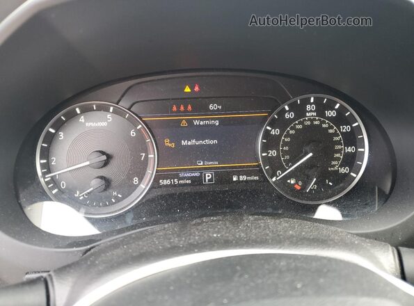3PCAJ5BB1NF120637 2022 INFINITI QX50 Blue Instrument cluster view