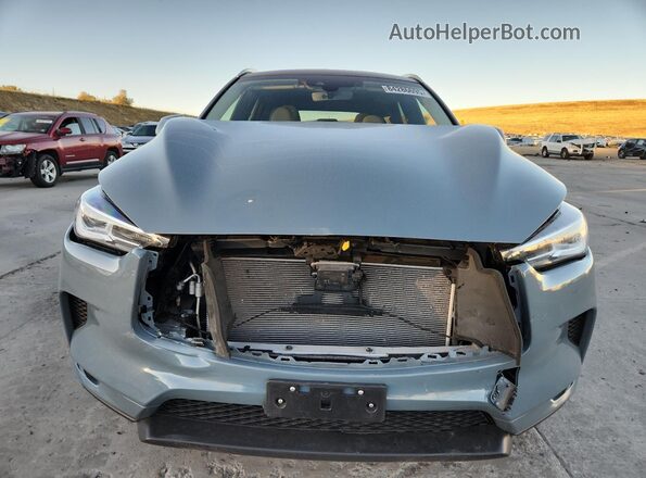 3PCAJ5BB3PF123431 2023 INFINITI QX50 Blue Вид спереду