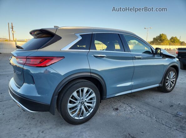 3PCAJ5BB3PF123431 2023 INFINITI QX50 Blue Задня права чверть