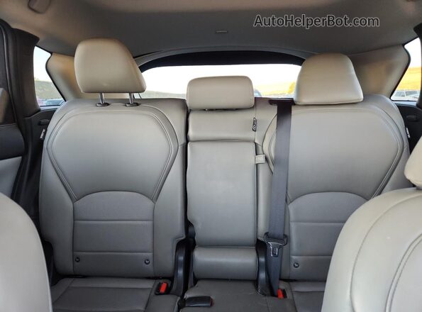 3PCAJ5BB3PF123431 2023 INFINITI QX50 Blue Вид задніх сидінь