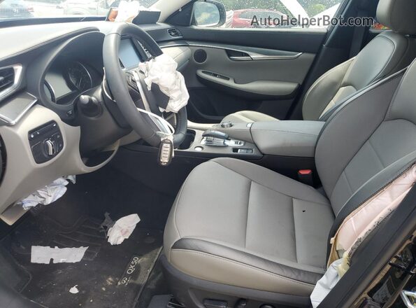 3PCAJ5BB5SF101911 2025 INFINITI QX50 Black Widok wnętrza z przodu