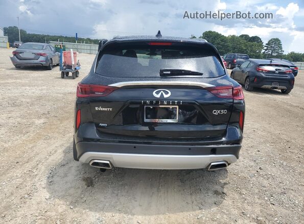 3PCAJ5BB5SF101911 2025 INFINITI QX50 Black Widok z tyłu