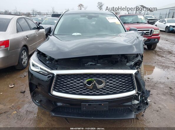 3PCAJ5BB9MF115491 2021 INFINITI QX50 Black ხელსაწყოთა პანელის ხედი