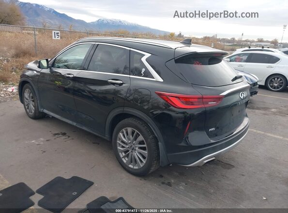 3PCAJ5BBXPF123457 2023 INFINITI QX50 Black Հետևի ձախ