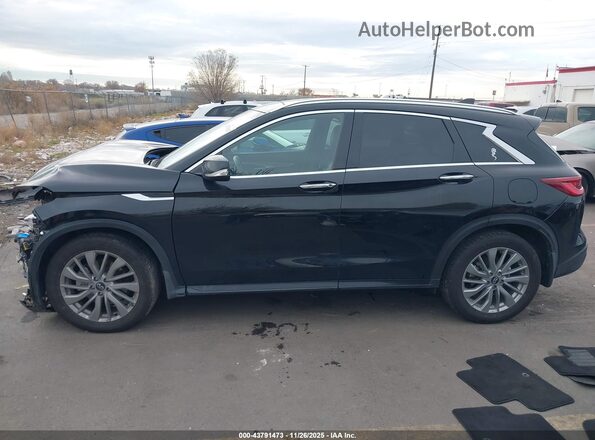 3PCAJ5BBXPF123457 2023 INFINITI QX50 Black Սալոնի 360 աստիճան տեսք