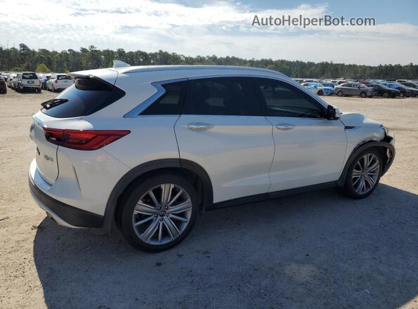 3PCAJ5CA1MF112624 2021 INFINITI QX50 White Задня права чверть