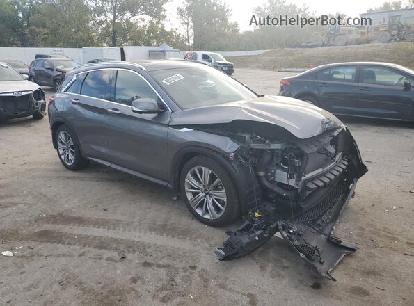 3PCAJ5CB8MF107445 2021 INFINITI QX50 Серый Передняя правая четверть