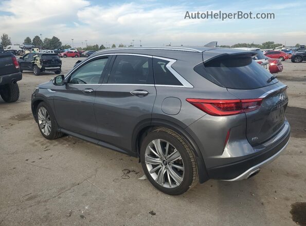 3PCAJ5CB8MF107445 2021 INFINITI QX50 Серый Задняя левая четверть