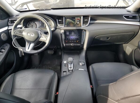 3PCAJ5CB8MF107445 2021 INFINITI QX50 Серый Вид панели приборов