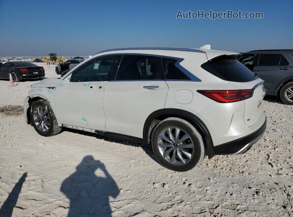 3PCAJ5CB8NF121685 2022 INFINITI QX50 White Հետևի ձախ