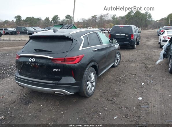3PCAJ5CBXNF108856 2022 INFINITI QX50 Black Задня права чверть
