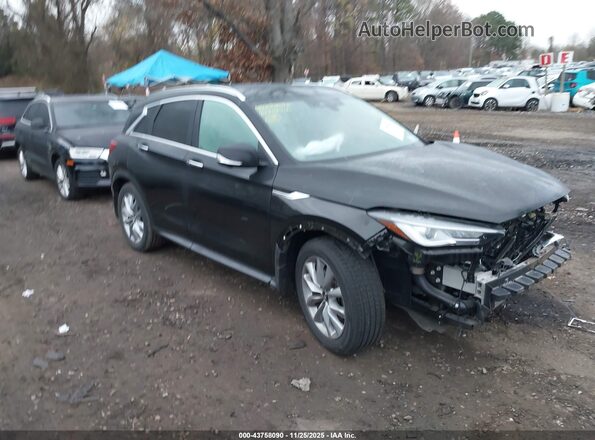 3PCAJ5CBXNF108856 2022 INFINITI QX50 Black Вид задньої частини салону