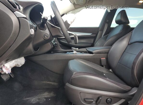 3PCAJ5EA0NF119160 2022 INFINITI QX50 Red Front interior view