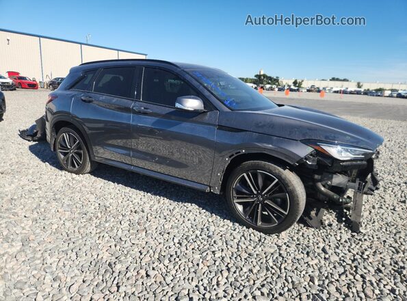 3PCAJ5FA0PF114462 2023 INFINITI QX50 Серый Передняя правая четверть