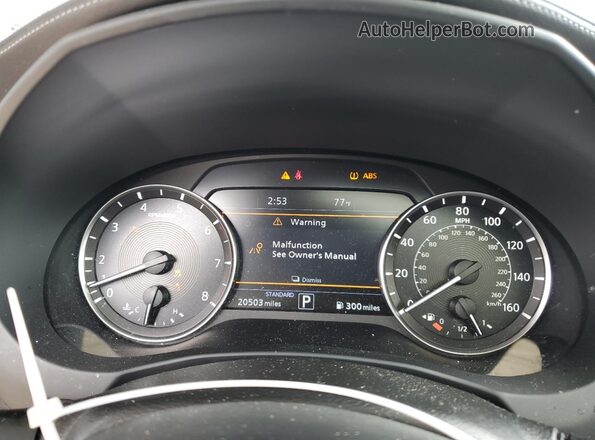 3PCAJ5FA4RF105041 2024 INFINITI QX50 Blue Vista del cuadro de instrumentos