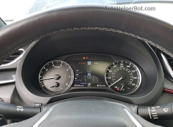 3PCAJ5FB2PF108008 2023 INFINITI QX50 Черный Вид щитка приборов