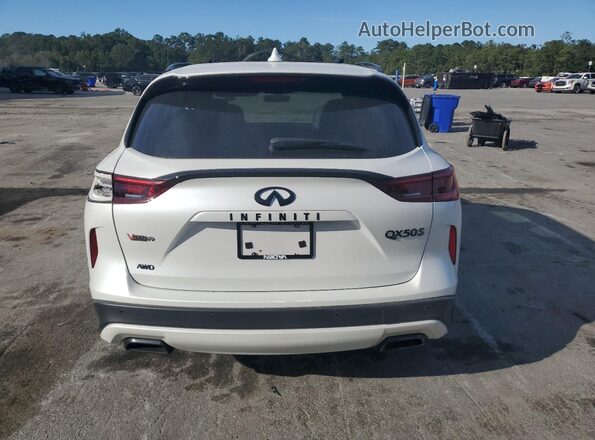 3PCAJ5FB6SF104858 2025 INFINITI QX50 White Vista trasera