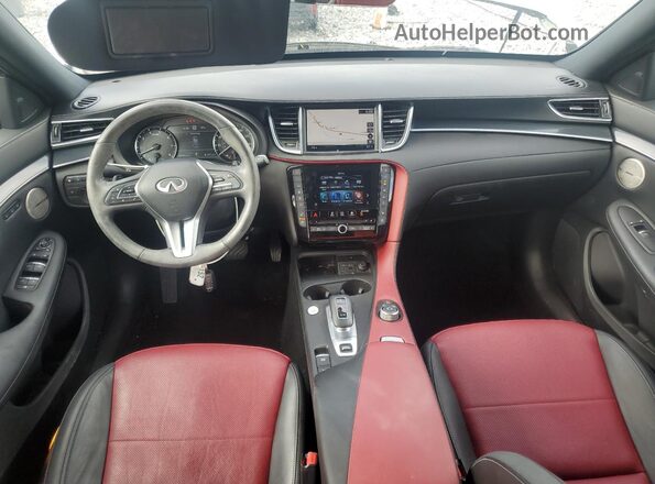3PCAJ5FB7PF118551 2023 INFINITI QX50 White Առջևի վահանակի տեսք