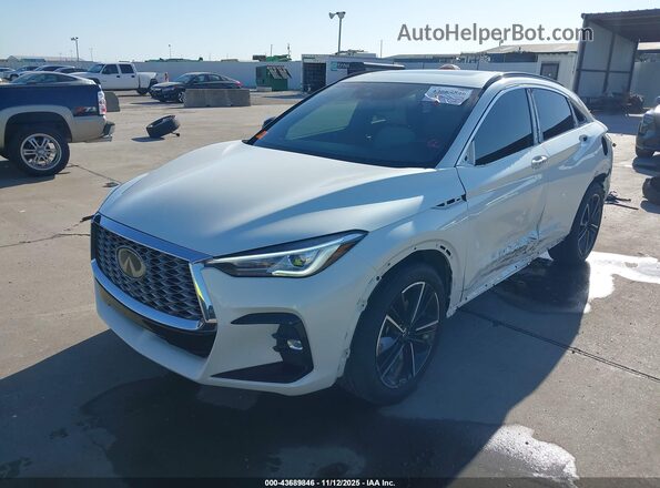 3PCAJ5J34NF113028 2022 INFINITI QX55 Белый Передняя левая четверть