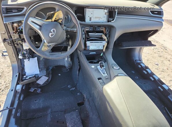 3PCAJ5JR1PF100292 2023 INFINITI QX55 Black Dashboard view