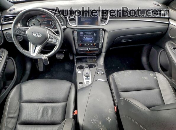 3PCAJ5JR1RF108766 2024 INFINITI QX55 Blue Առջևի վահանակի տեսք