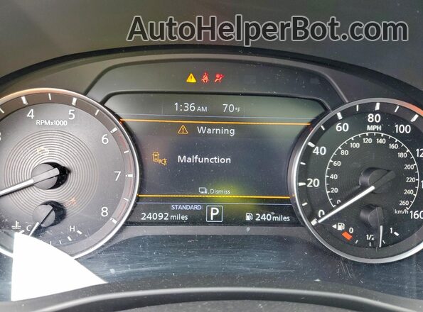 3PCAJ5JR1RF108766 2024 INFINITI QX55 Blue Սարքավորումների վահանակի տեսք