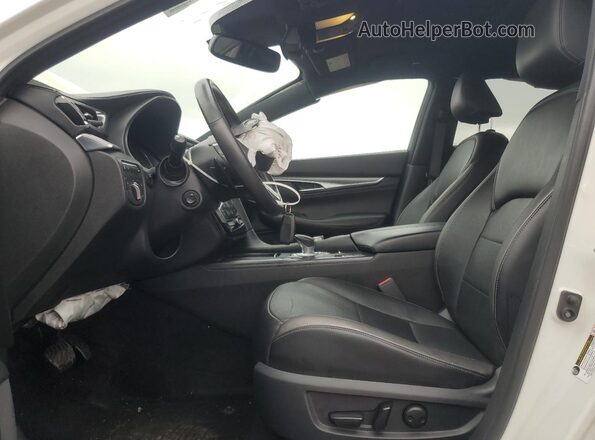 3PCAJ5K35NF103168 2022 INFINITI QX55 White Widok wnętrza z przodu