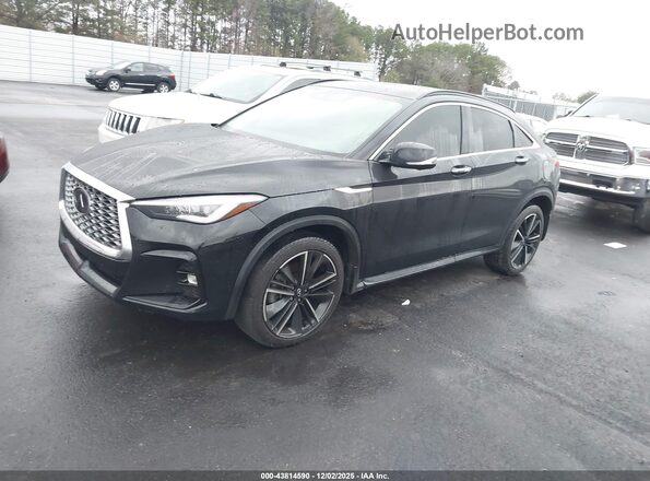3PCAJ5K37NF105732 2022 INFINITI QX55 Черный Передняя левая четверть