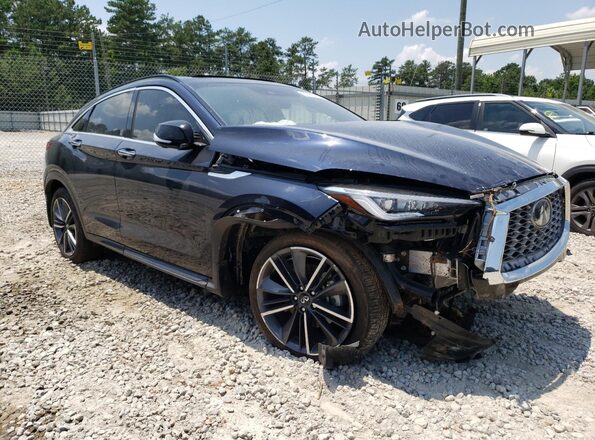 3PCAJ5LR4RF110847 2024 INFINITI QX55 Blue წინა მარჯვენა