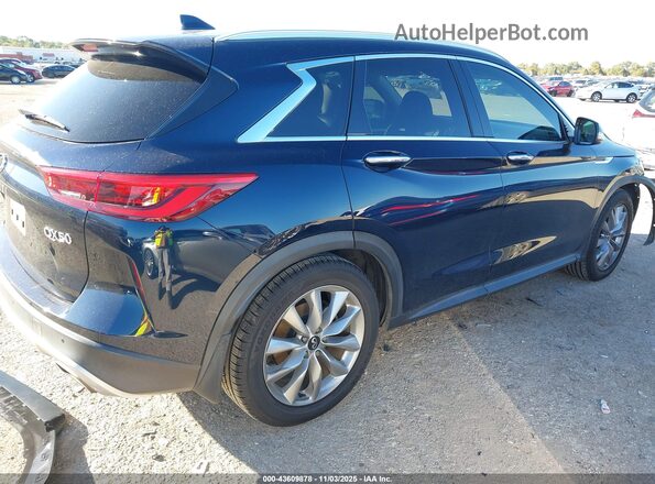 3PCAJ5M11LF103869 2020 INFINITI QX50 Blue Trasero derecho