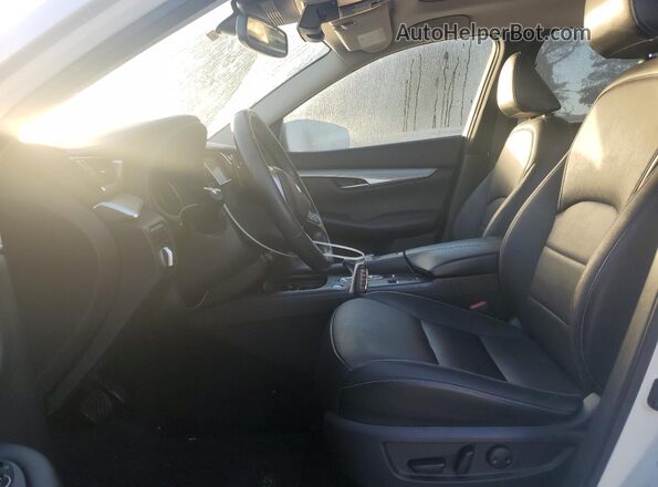 3PCAJ5M12LF106781 2020 INFINITI QX50 White წინა სალონის ხედი