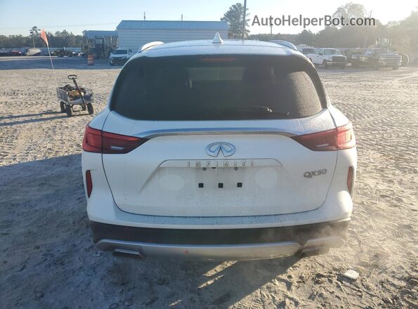 3PCAJ5M12LF106781 2020 INFINITI QX50 White უკანა ხედი