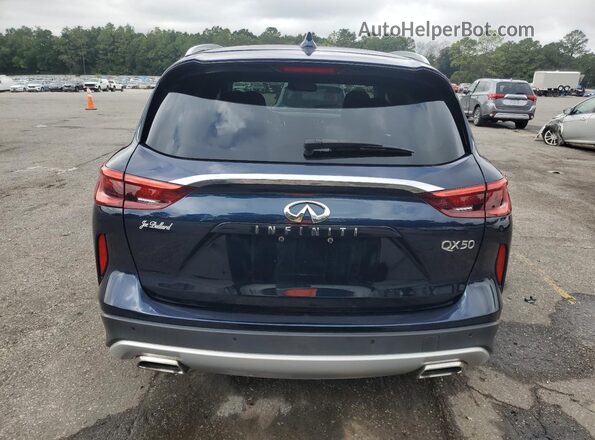 3PCAJ5M13LF119555 2020 INFINITI QX50 Blue უკანა ხედი