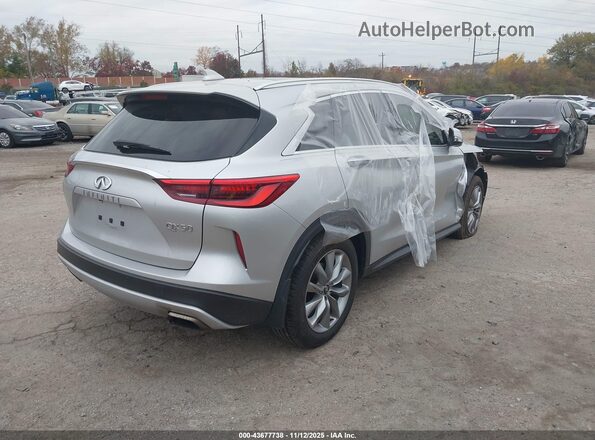 3PCAJ5M14LF121587 2020 INFINITI QX50 Silver Trasero derecho