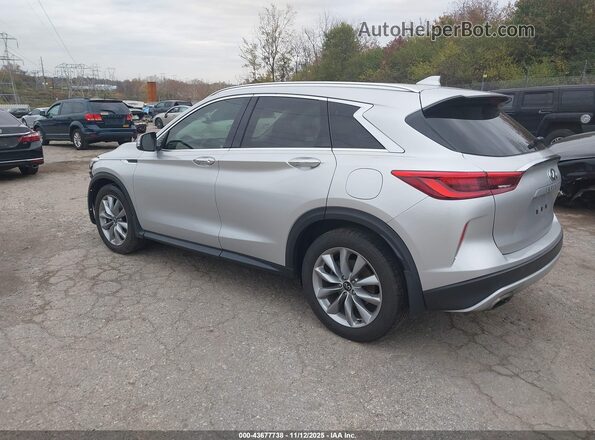 3PCAJ5M14LF121587 2020 INFINITI QX50 Silver Trasero izquierdo