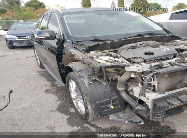 3PCAJ5M15LF106046 2020 INFINITI QX50 Black წინა ხედი
