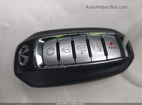 3PCAJ5M15LF106046 2020 INFINITI QX50 Black წინა პანელის ხედი
