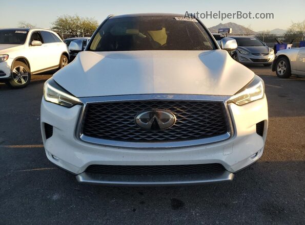 3PCAJ5M18LF120684 2020 INFINITI QX50 White წინა ხედი