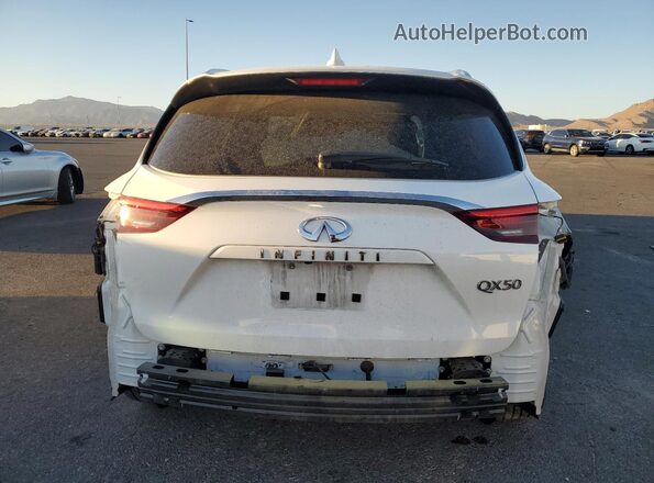 3PCAJ5M18LF120684 2020 INFINITI QX50 White უკანა ხედი