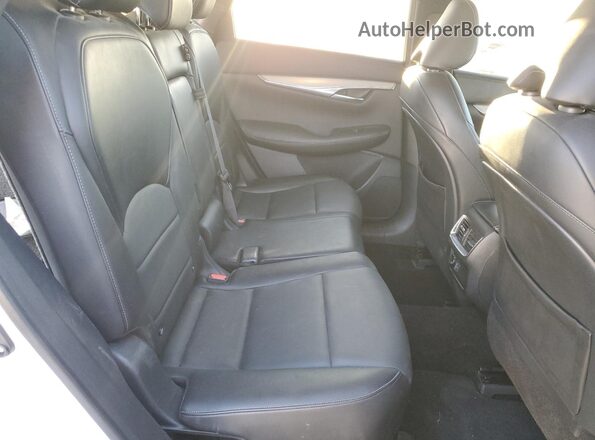 3PCAJ5M18LF120684 2020 INFINITI QX50 White უკანა სავარძლების ხედი