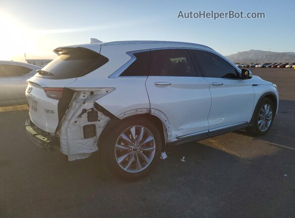 3PCAJ5M18LF120684 2020 INFINITI QX50 White უკანა მარჯვენა