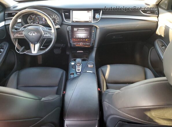 3PCAJ5M18LF120684 2020 INFINITI QX50 White წინა პანელის ხედი