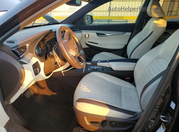 3PCAJ5M1XLF100680 2020 INFINITI QX50 Коричневый Вид салона спереди