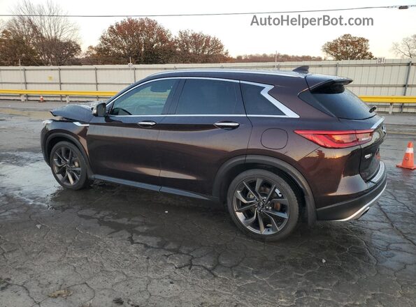 3PCAJ5M1XLF100680 2020 INFINITI QX50 Коричневый Задняя левая четверть