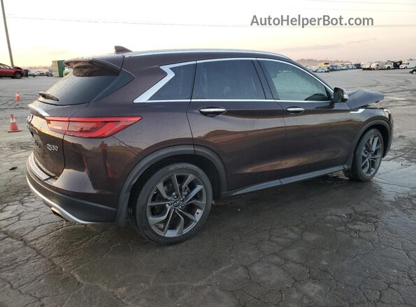 3PCAJ5M1XLF100680 2020 INFINITI QX50 Коричневый Задняя правая четверть