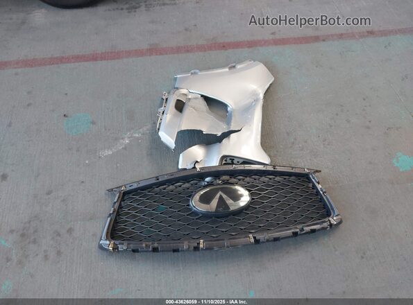 3PCAJ5M1XLF112151 2020 INFINITI QX50 Silver Սարքավորումների վահանակի տեսք