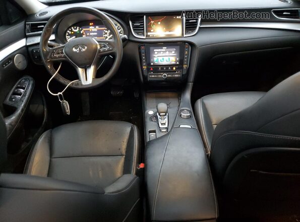 3PCAJ5M30LF101340 2020 INFINITI QX50 Black Vista del salpicadero